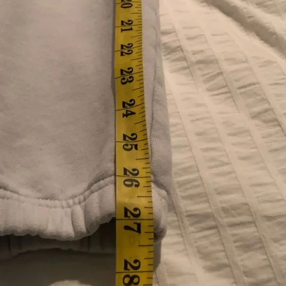 TNA Cozy Fleece Boyfriend Sweatpants - off white colour - Picture 8 of 8